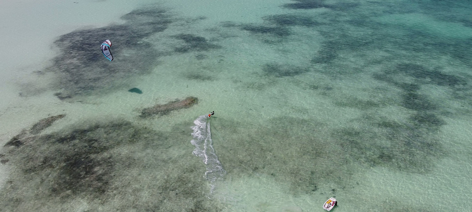 The shallow turquoise waters of Savannah Sound